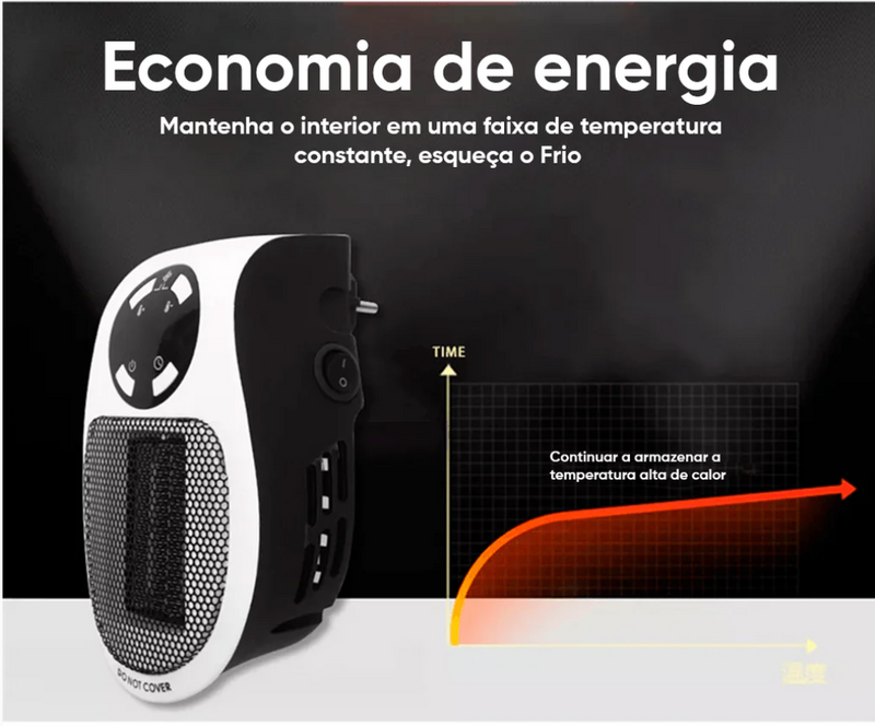 Aquecedor Elétrico Portátil - EcoHeat Pro®