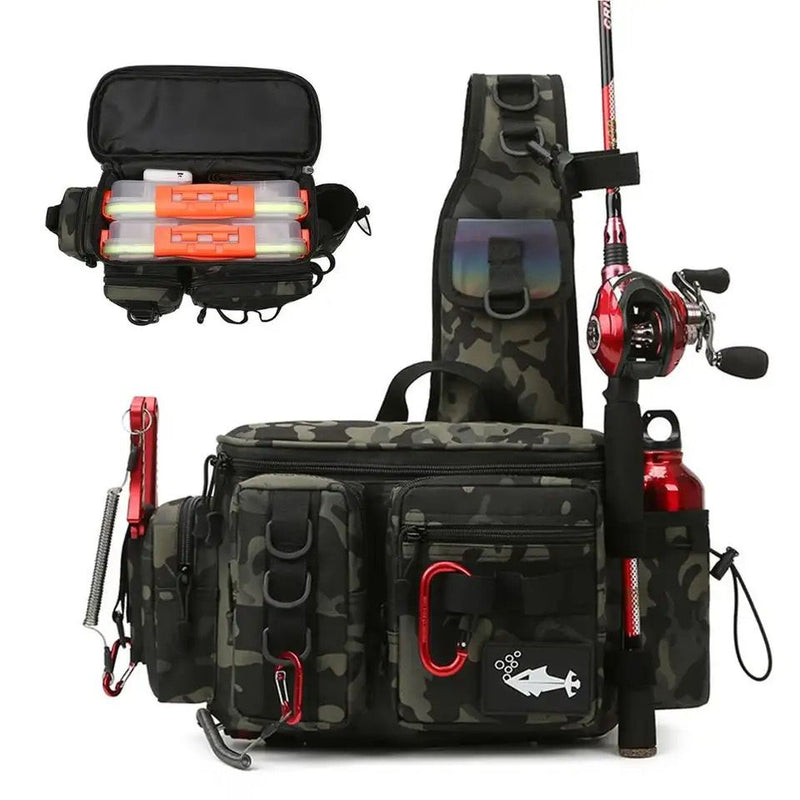 Kit Mochila + Iscas & Acessórios