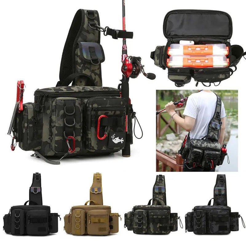 Kit Mochila + Iscas & Acessórios