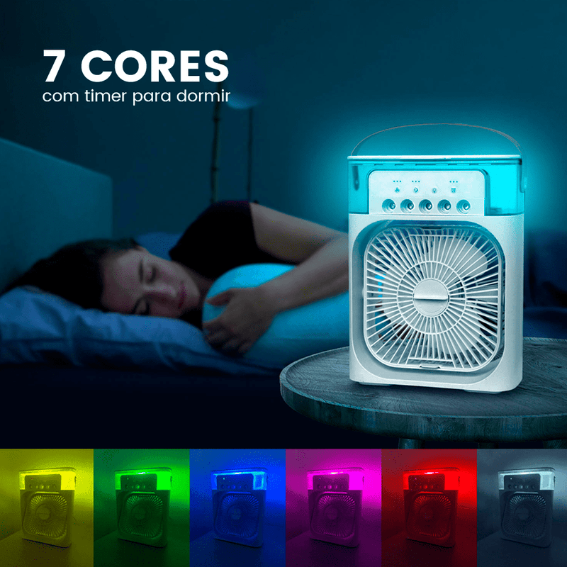 Ar Condicionado Portátil com Difusor de Aroma - 4 em 1
